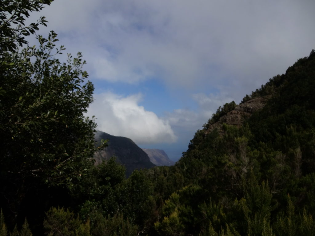 Ausblick nach links Richtung Hermigua