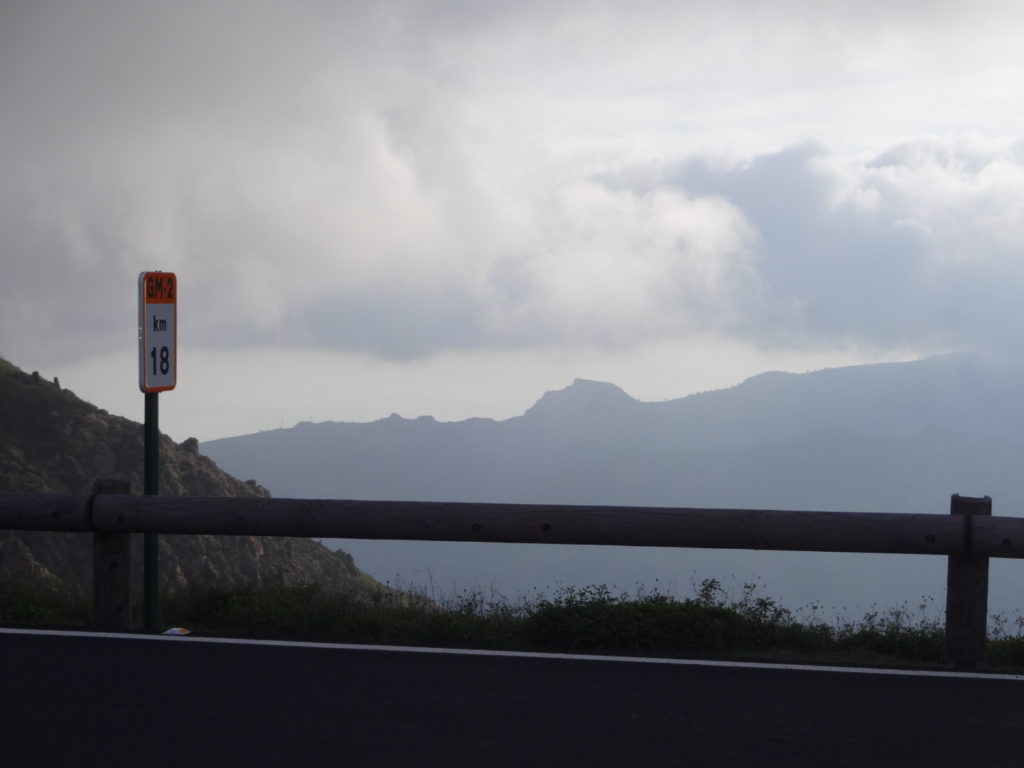 Endlich die Straße erreicht.