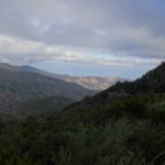 Blick zurück, man sieht unsere Aufstiegsroute.